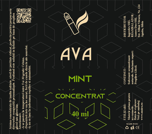 Концентриран аромат - мента, 40 мл