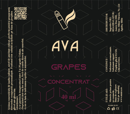 Концентриран вкус - Грозде, 40 мл