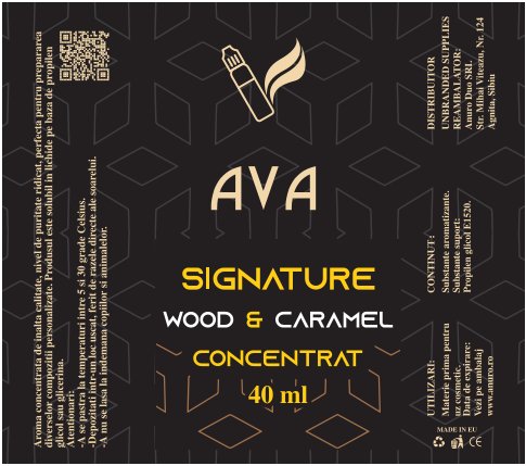 Aroma Concentrata - Lemn & Caramel, 10 ml