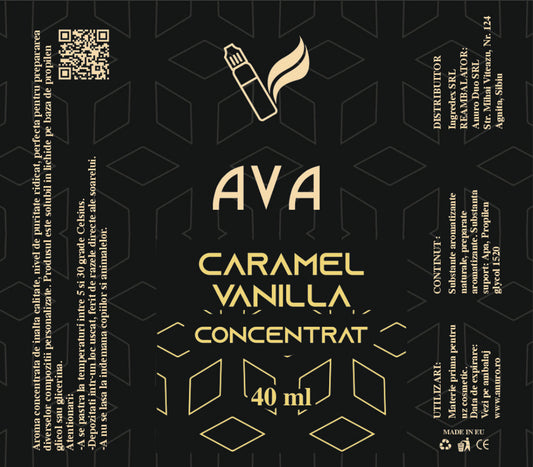 Aroma  Concentrata  - Vanilie si Caramel, 40 ml
