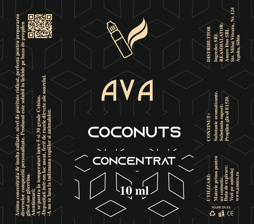 aroma coco-note cremoase si exotice