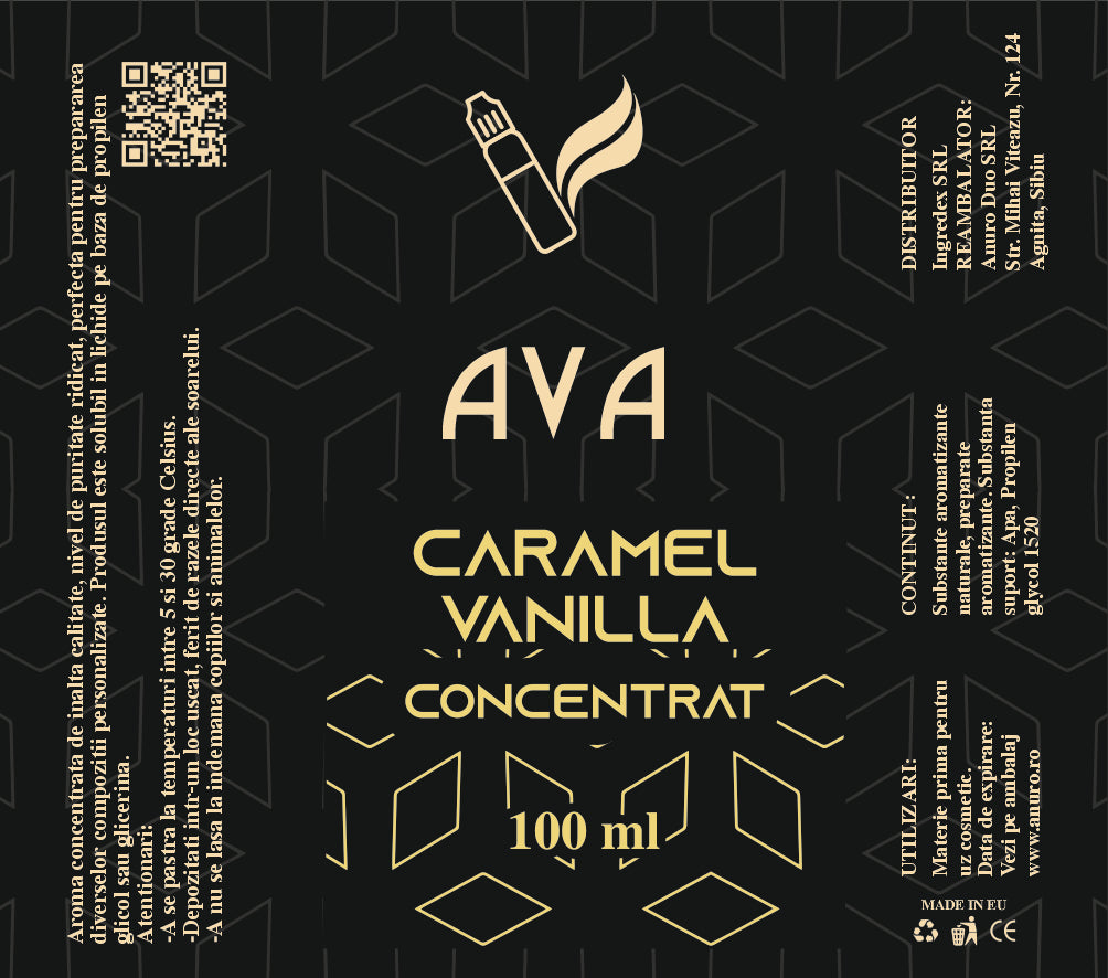 Aroma  Concentrata  - Vanilie si Caramel, 40 ml