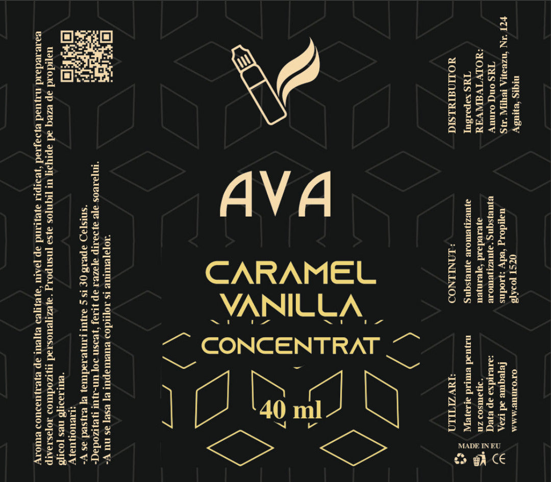 Aroma  Concentrata  - Vanilie si Caramel, 40 ml